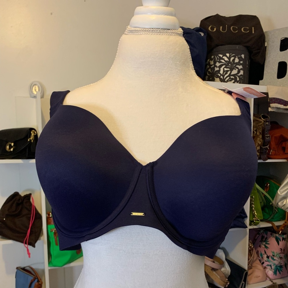 NWT Cacique Navy Blue Women's Intimate Bra